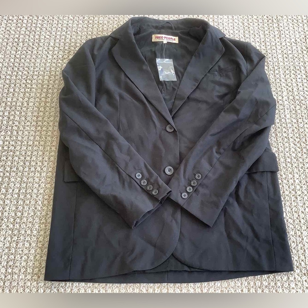 Free people Women's Black Blazer - Picture 5 of 9